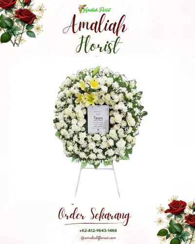 Krans Bunga Duka Cita di Sidetapa